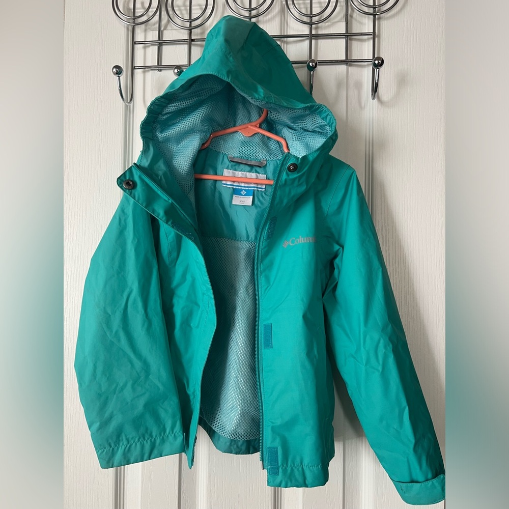 Columbia Arcadia II Raincoat Jacket size XXS 4/5